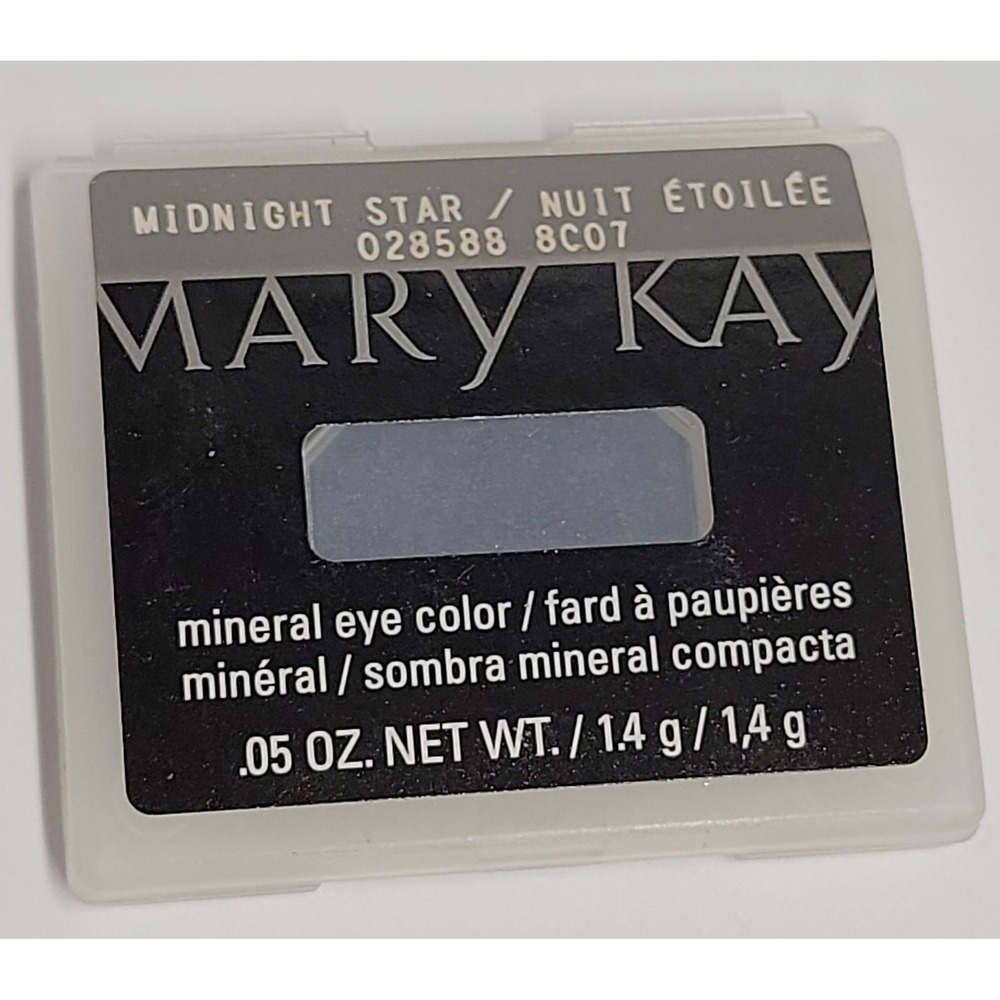 Mary Kay Mineral Eye Color Midnight Star 028588 Blue Shimmer Eyeshadow .05oz 1.4